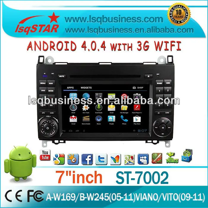 LSQstar Android 4.0 car gps navigation for vw crafter gps radio with canbus/ipod/BT/wifi drive your life!