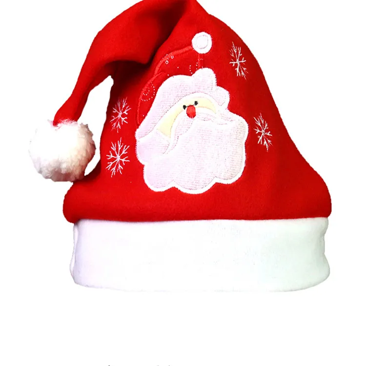 fluffy christmas hat