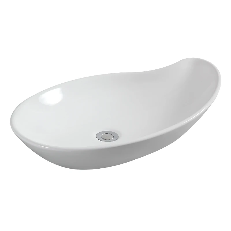 HY402B Bathroom unique design leaf shape wash basin