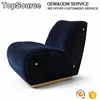 New Luxury Furniture Crushed Blue Velvet Sofa