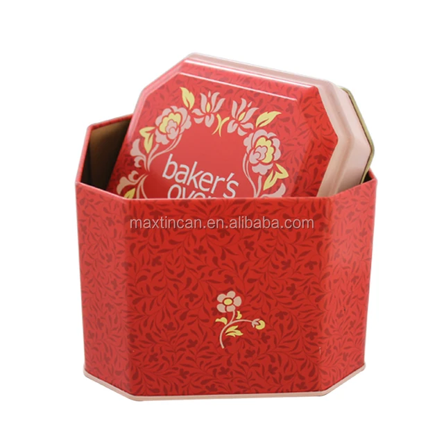 top grade beautiful wedding gift tin box, empty metal wedding