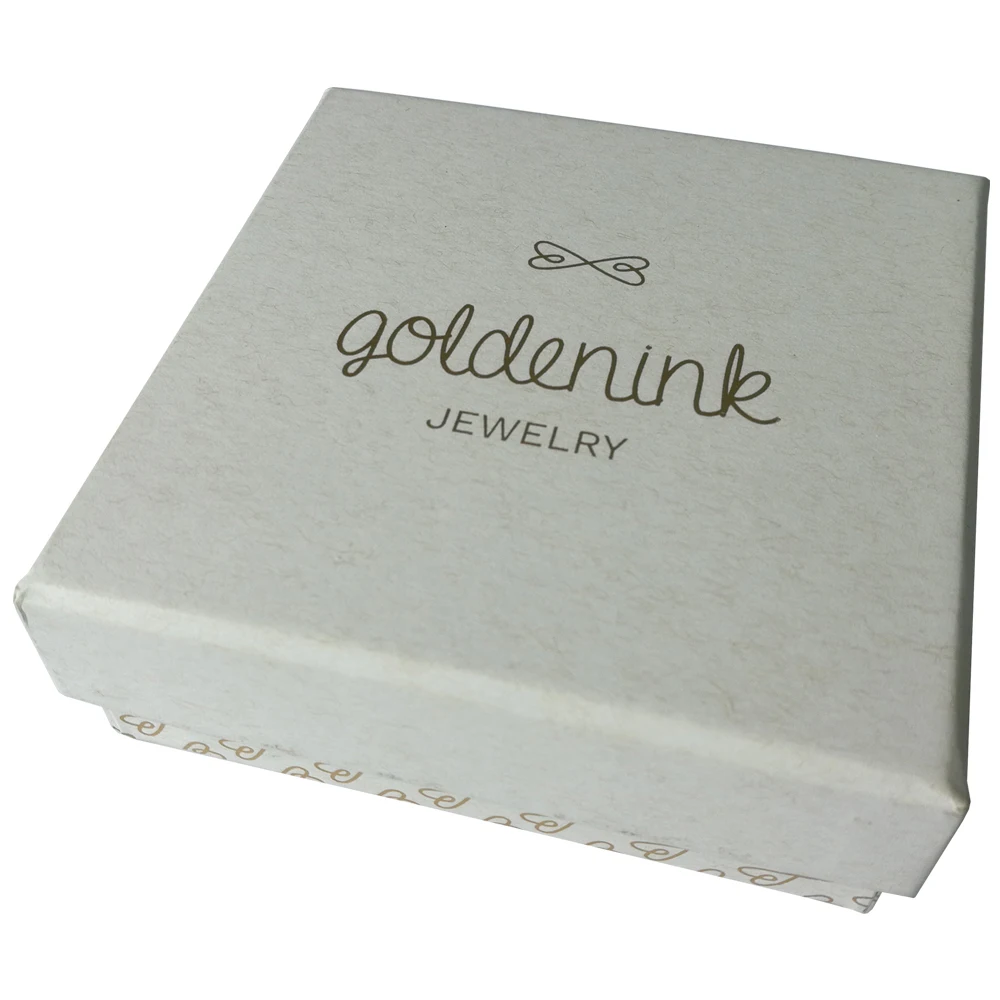 luxury custom square white cardboard gift box with lids and high