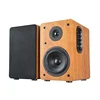 China made wooden super bass treble USB SD MMC card wireless Hi-Fi blue tooth stereo music power system speaker