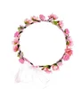 Flower Crown Floral Wreath Headband With Blet For Girls and Women