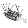 Multifunctional mountain bike hardware tools Inner and outer hex wrench screwdriver socket wrench Outdoor riding repair tools