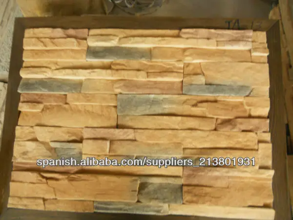 Piedra artificial para la decoración de la pared exterior e interior