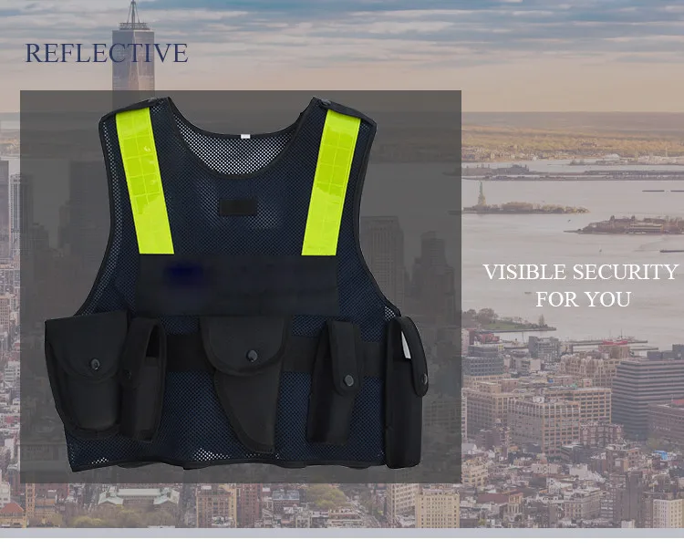 factory safety clothing reflective vest construction