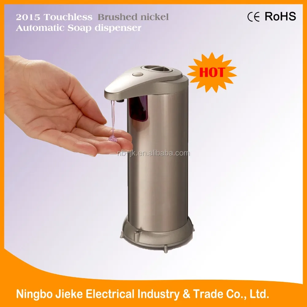 touchless stainless steel sensor automatic soap dispenser