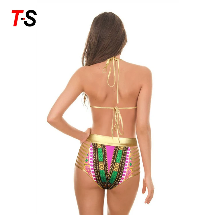 Custom African Print Sexy Women Bikini Swimwear Buy Africain