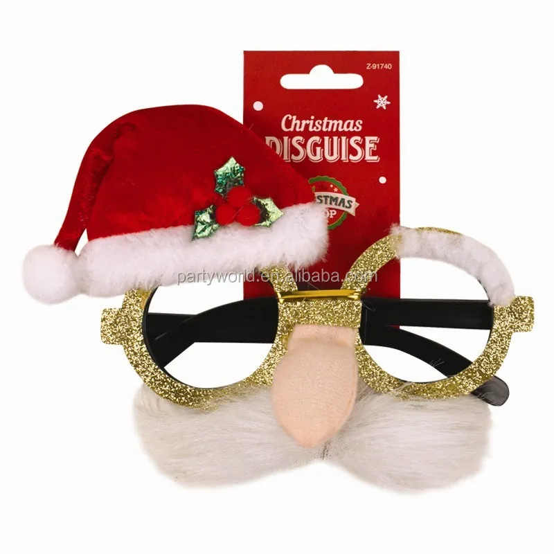 CH7007  christmas novelty glasses
