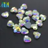 NAH007 Crystal Hotfix Rhinestone Wholesale Flat Back Heart Shaped Crystals