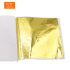 8 x 8.5 cm Colorful Taiwan Gold K Leaf Foil Paper Sheets Gilding Craft Use Art Home Furniture Decorating Frame Ceiling