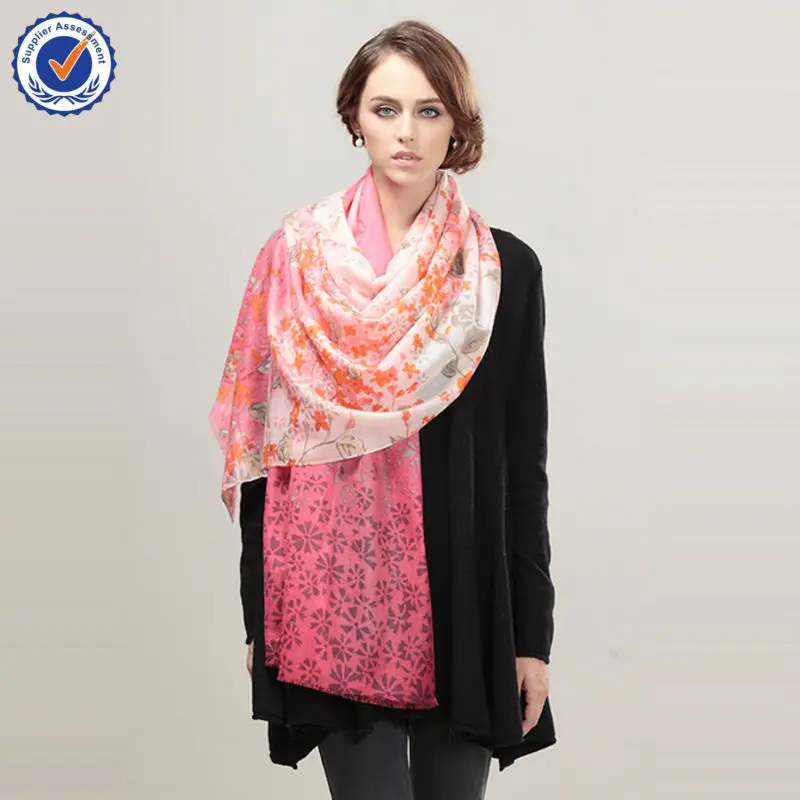 Wholesale pure mongolian cashmere Shawl SWC729 women scarf for winter