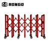 Rongo wholesale metal aluminum cheap retractable concert crowd control barrier with wheels for sale