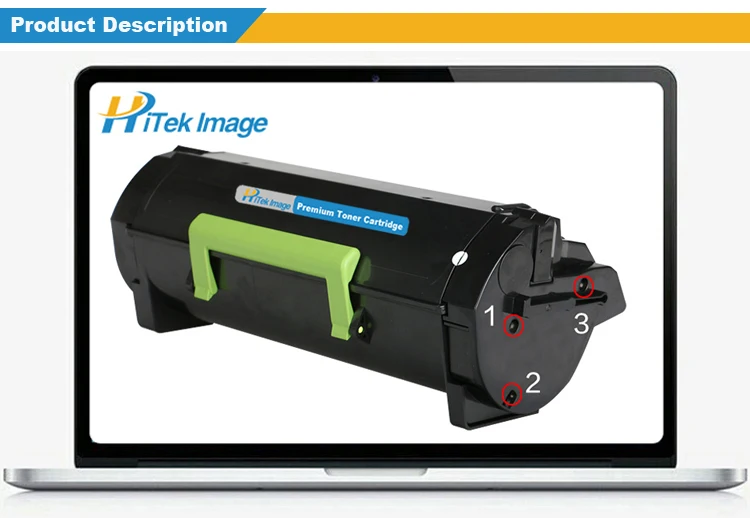 wholesale compatible lexmark XM3150 laser toner cartridge For 24B6186 M3150