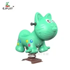 Animal Shape Outdoor Spring Rider Kids Plastic Rocking Horse Of Kiddie Rider