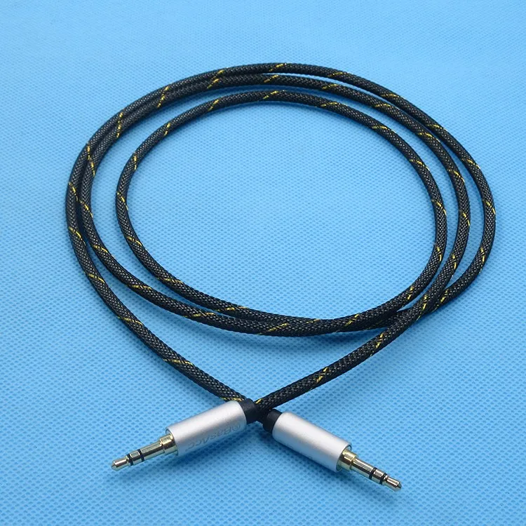 Black audio cable 3.5mm male to male aux 3.5mm audio cable - ANKUX.COM