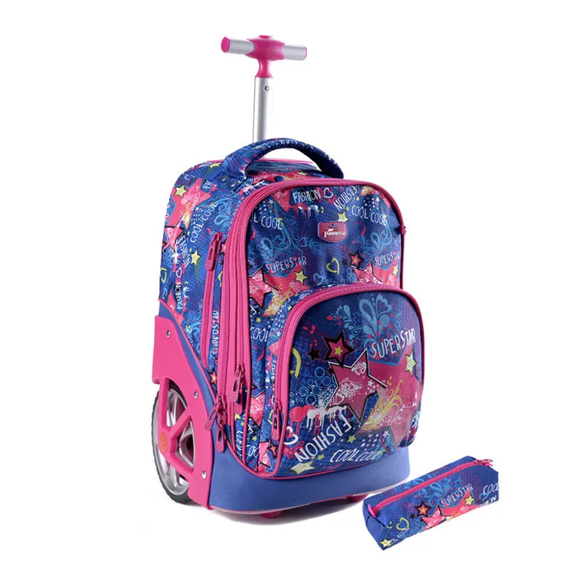 kids luggage trolly