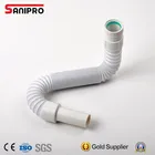 1.1/4" Bathroom Kitchen Plastic Flexible Retractable Sink Basin Water Drain Hose Pipe
