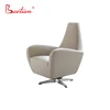 Fashion Leather sofa Living room Leisure Swivel Swing Chair