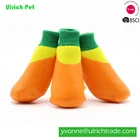 new fashion dog rubber silicone pet socks/pet anti-slip shoe socks colorful