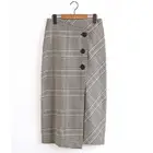 Ladies Autumn High Waist Long Pencil Skirt