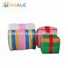Hot selling inflatable Christmas gift box for decoration