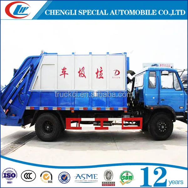 Compression refuse truck 4*2 10cbm 12cbm waste compactors for sale