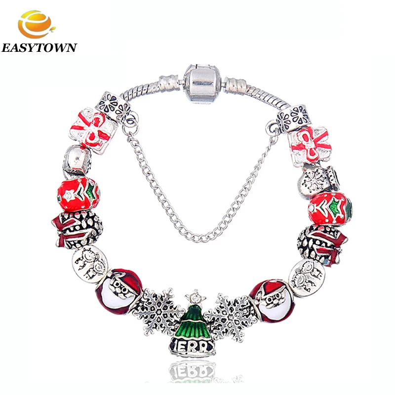 Alibaba Wholesale Fashion Large Hole Charm Beads Bracelet With Christmas Tree Charm For Women Jewelry
Alibaba Wholesale Fashion Large Hole Charm Beads Bracelet With Christmas Tree Charm For Women Jewelry