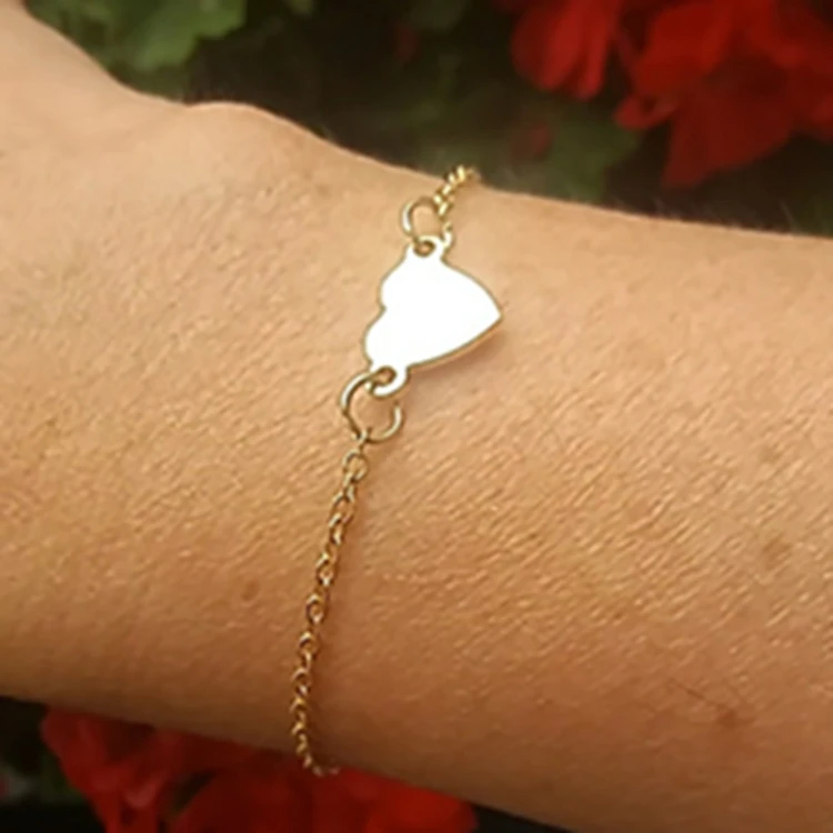 Charming Heart Bracelet &Bangle For Women Girls Gold Silver Color Metal Bracelet Statement Jewelry
Charming Heart Bracelet &Bangle For Women Girls Gold Silver Color Metal Bracelet Statement Jewelry