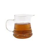 Borosilicate Glass Serving Tea Cup,Justice Cup With Colorful Handle