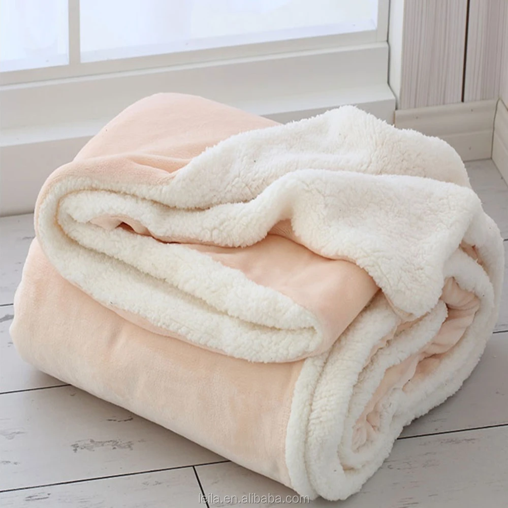 sherpa throw blanket flannel 100 polyester fleece blanket