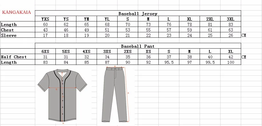 Kangakaiaメーカーカスタムファッション100%ポリエステル野球ジャージ制服卸売bs005仕入れ・メーカー・工場