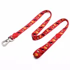 Custom print logo personalized dog polyester pet leash