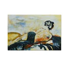 Hand Painted Elegant Nude Women Body Back Wall Oil Painting on Canvas