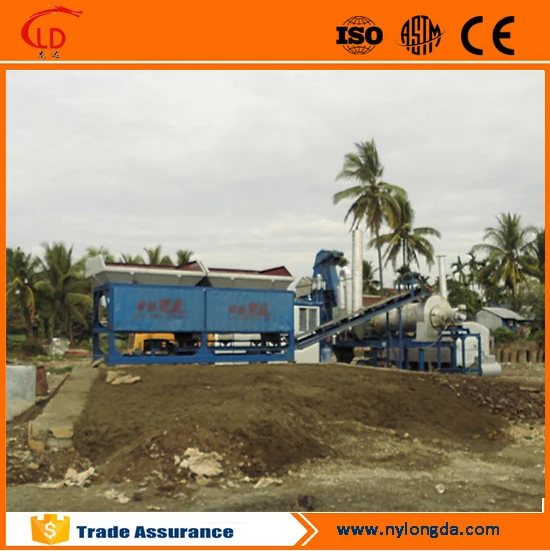 DHB 20 Asphalt Drum mix plant for Road Construction From LD