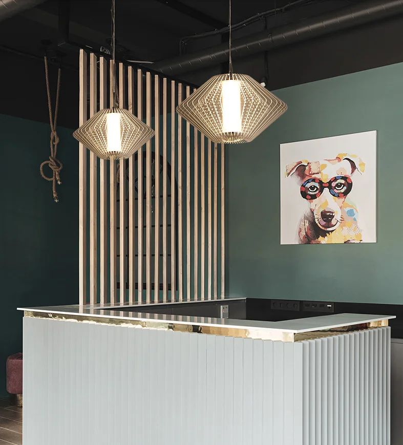 Fashion new style hotel residential living room glass decoration modern led pendant light chandelier