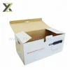 Custom design handle carrier carton paper box for seafood packaging