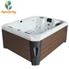 luxury small hot tub 3 person spa massage spa