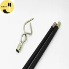 10 x 920mm PP Plunger Worm Screw Cleaning blocker Drain Chimney Sweep Rod Brush Set