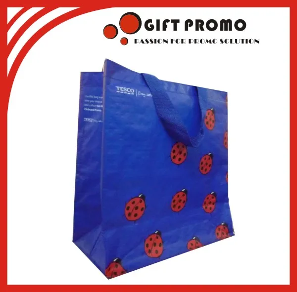 folding pp woven shopping bag