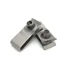 China Metal v shaped flat spring button clip