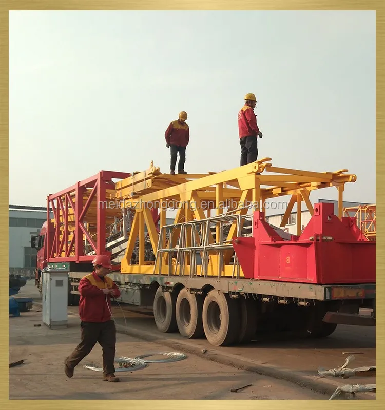 Safety running smoothly small construction crane luffing crane