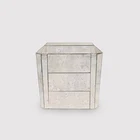 Bed Nightstand Nightstand Bedroom Furniture Silver Mirror Bed Side Table Nightstand Narrow