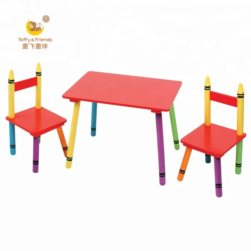 crayon table and chair set