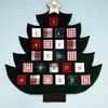 Personalised Christmas Decorations Felt Fabric Christmas Advent Calendar Hanging