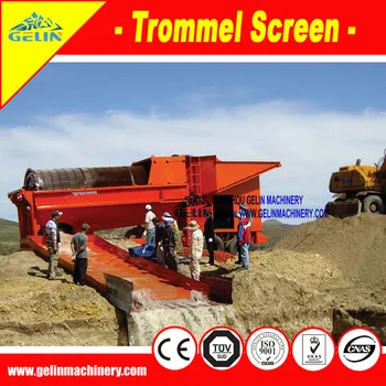 Hot sale mini gold washing trommel screen/ mobile type cheap trommel