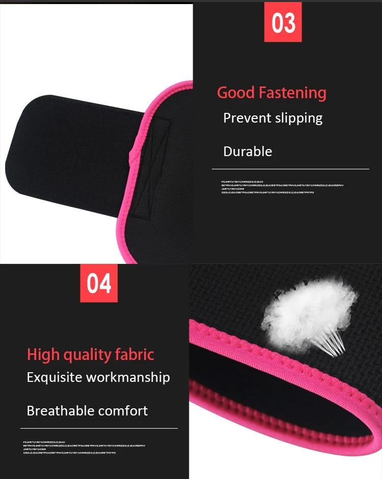 private label neoprene running sport waist trimmer slimming belt 6