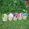 Wholesale Yiwu High Quality Easter Bunny Bucket Lovely Canvas Tote Bag