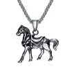 Hot Sale stainless steel Horse pendant wholesale jewellery